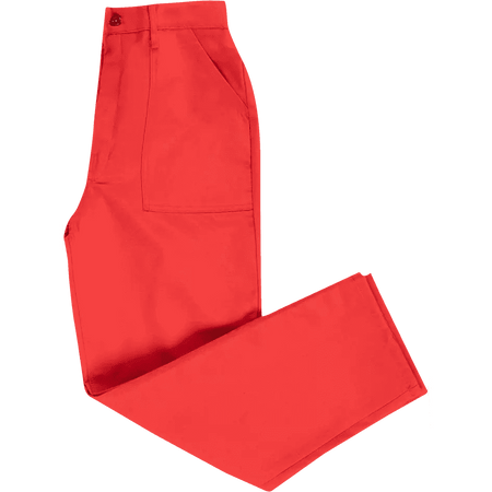 Red 195gsm 80/20 polycotton conti-suit