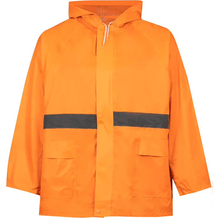 Reflective Hi-vis rubberised rain suits