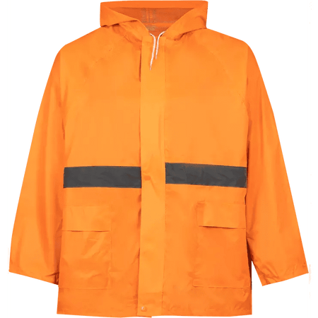 Reflective Hi-vis rubberised rain suits