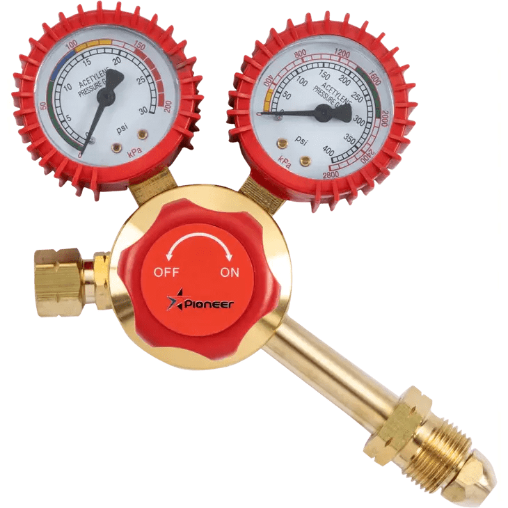 Acetylene single stage gas regulator