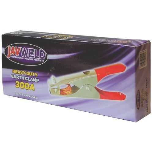 Insulated jaw type welding earth clamp