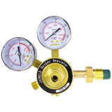 Single stage oxygen gas regulator