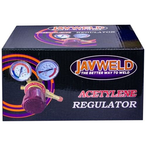 Single stage acetylene gas regulator