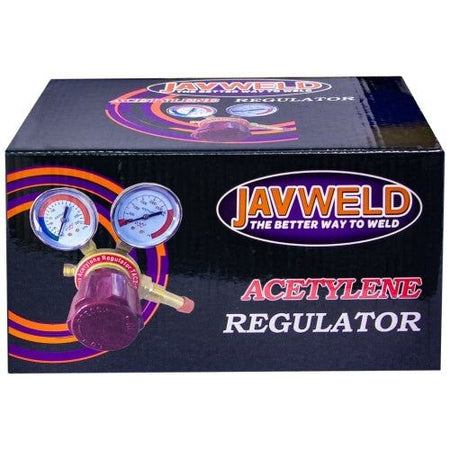 Single stage acetylene gas regulator