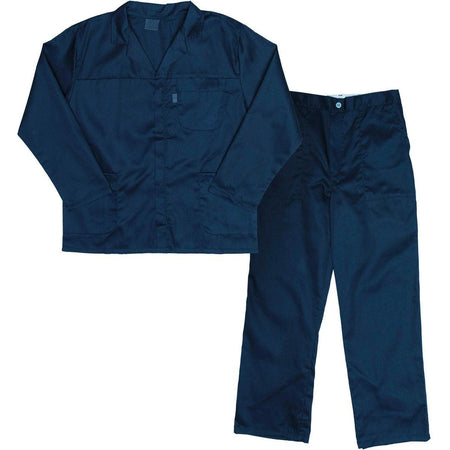 Navy blue 195gsm 80/20 polycotton conti-suit