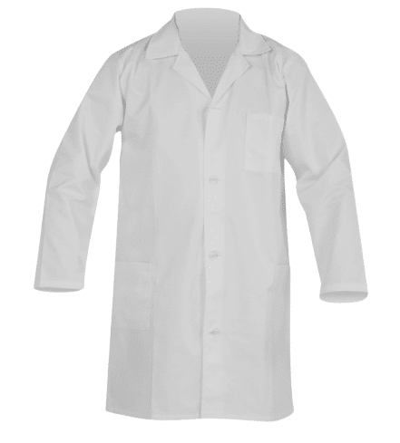 White lab dust coats