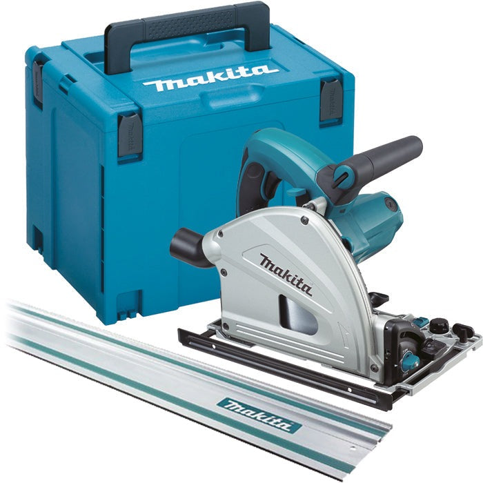 165mm Pluge cut saw 1300W 2200-6400rpm 56mm-Cut + 1.4m rail