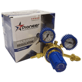 Oxygen multi-stage gas regulator