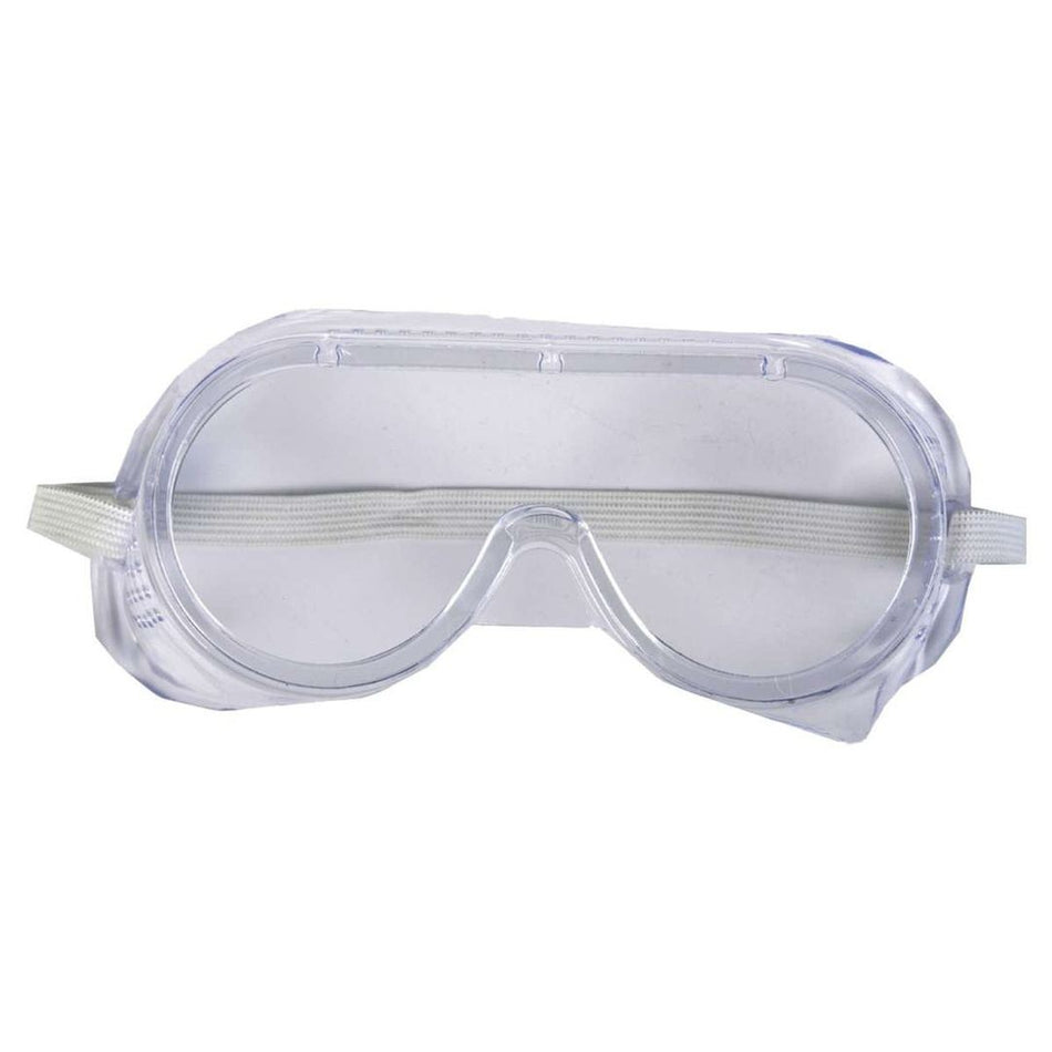 Direct vent clear lense goggle