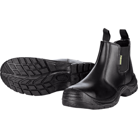 Commander Chelsea black 200J steel toe cap safety boots