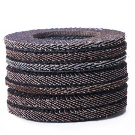 Aluminium oxide calcine abrasive flap discs