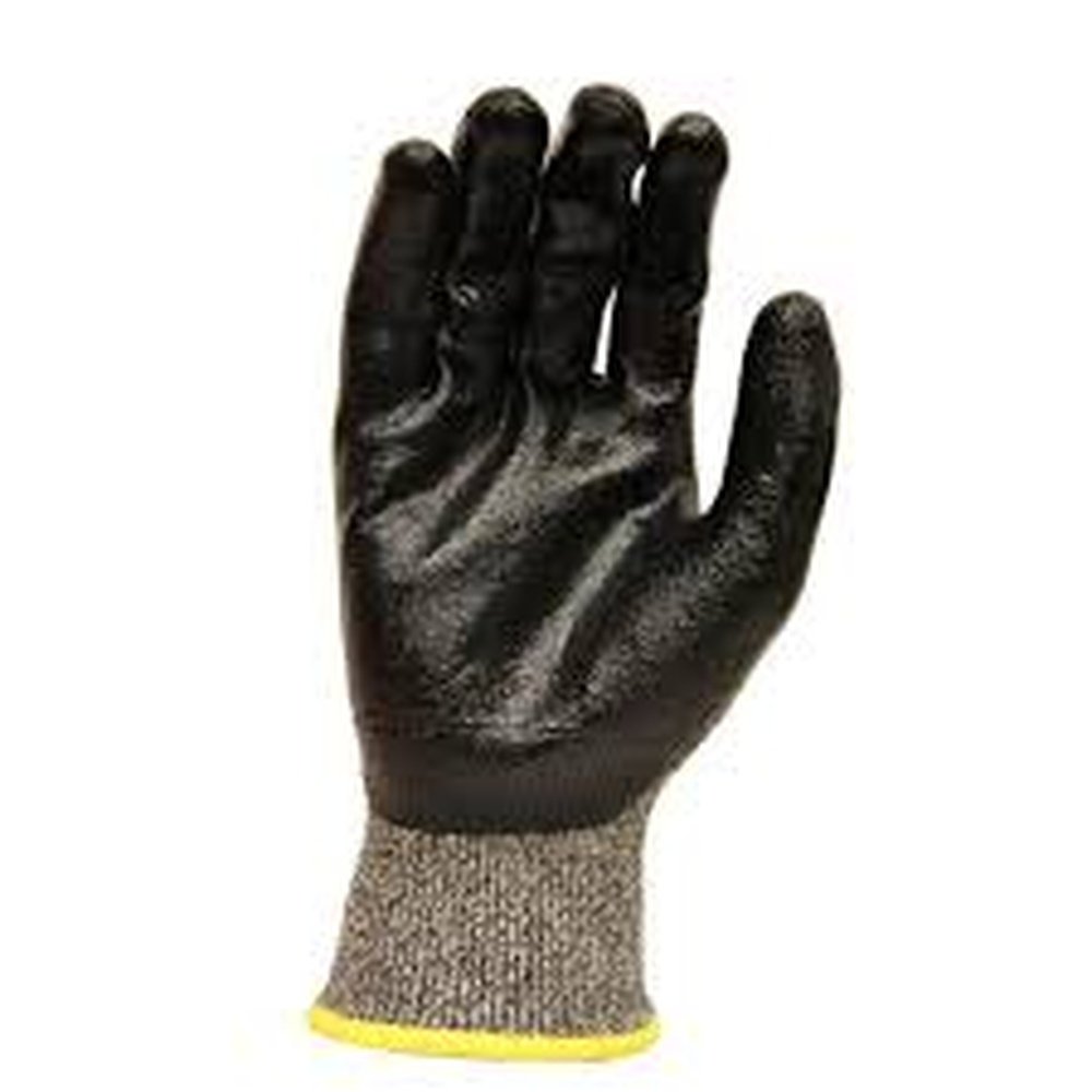 Cut master Gripper crinkle latex HPPE glass fibre nylon cut-resistant gloves Cut-Lv5