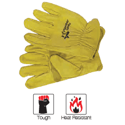 VIP TIG Reinforced palm soft durable leather gloves Abrasion-Lv4