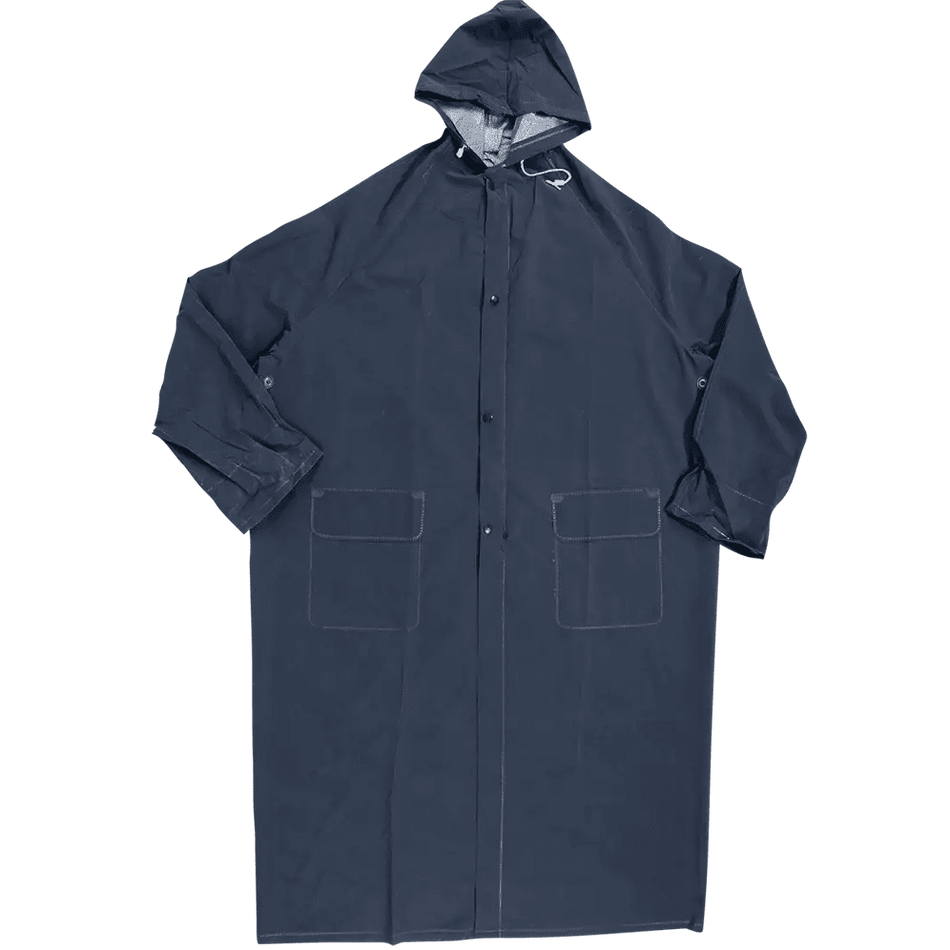 Rubberised rain coats