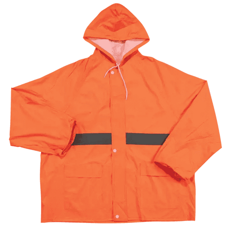 Reflective Hi-vis rubberised rain suits