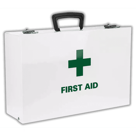 First aid empty metal box