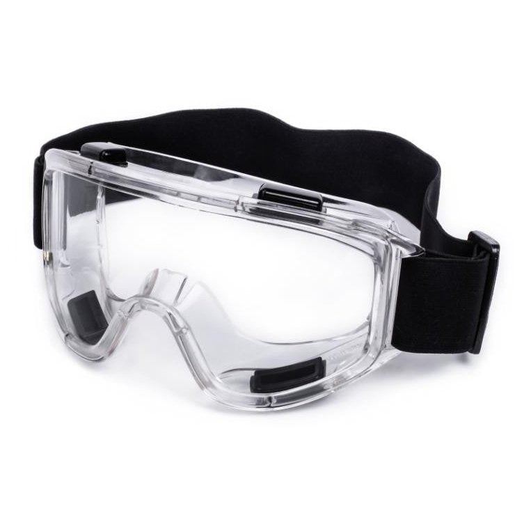 Anti scratch + anti fog clear lense maxi view goggle