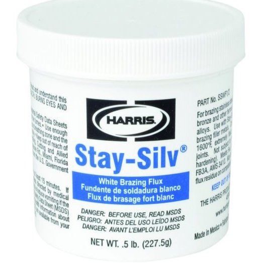 Harris 250g white silver solder gas welding flux