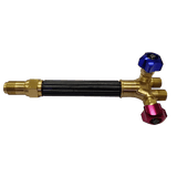 Universal gas torch handle shank + valves