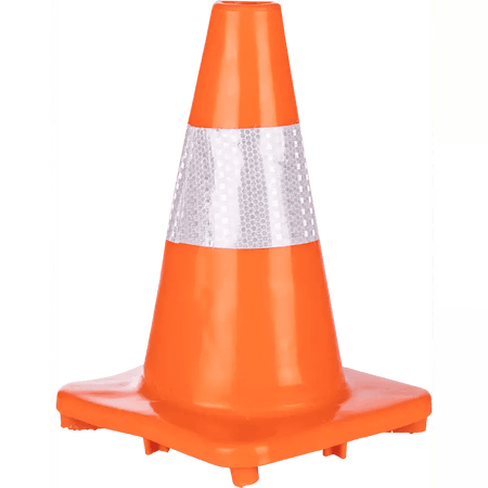 Reflective orange soft PVC traffic safety cones