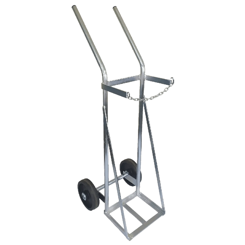 Oxygen/Acetylene single gas cylinder bottle trolley