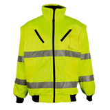 Reflective winter bunny jackets + detachable sleeves