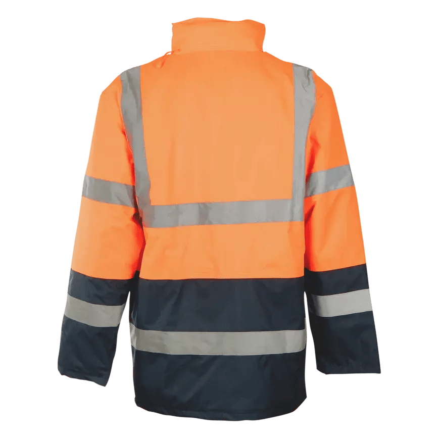 Reflective Hi-vis 2-Tone freezer winter traffic jackets