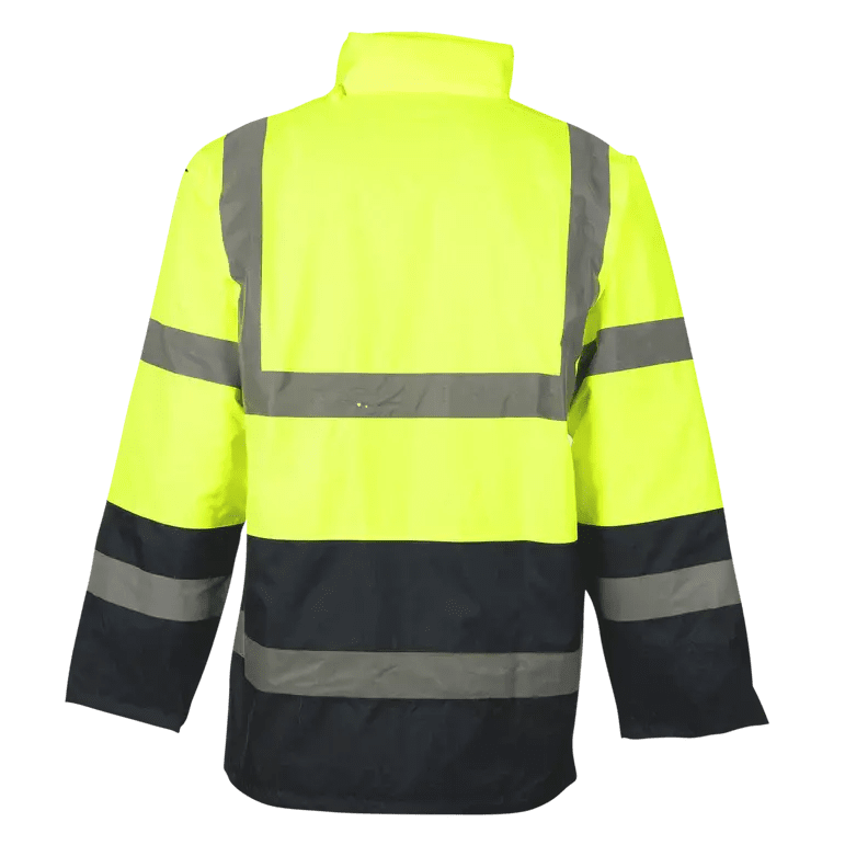 Reflective Hi-vis 2-Tone freezer winter traffic jackets