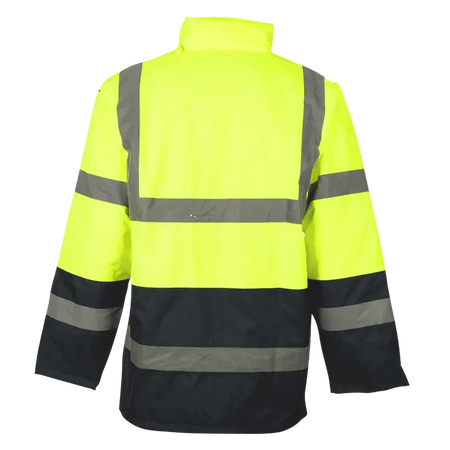 Reflective Hi-vis 2-Tone freezer winter traffic jackets