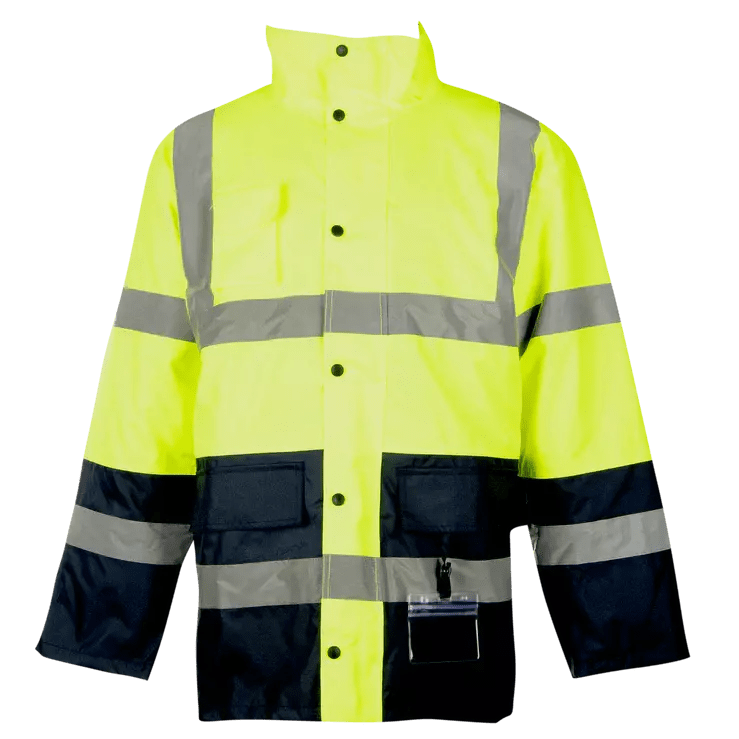 Reflective Hi-vis 2-Tone freezer winter traffic jackets