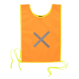 Reflective solid material bibs