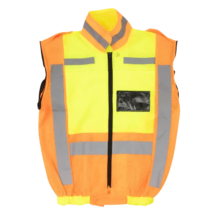 Metro reflective lime & orange detachable sleeves jackets