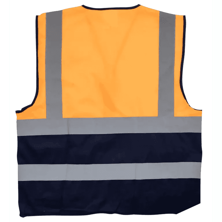 Reflective signaling waistcoat vests + zip + I.D pouch