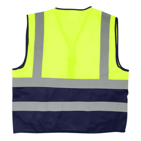 Reflective signaling waistcoat vests + zip + I.D pouch