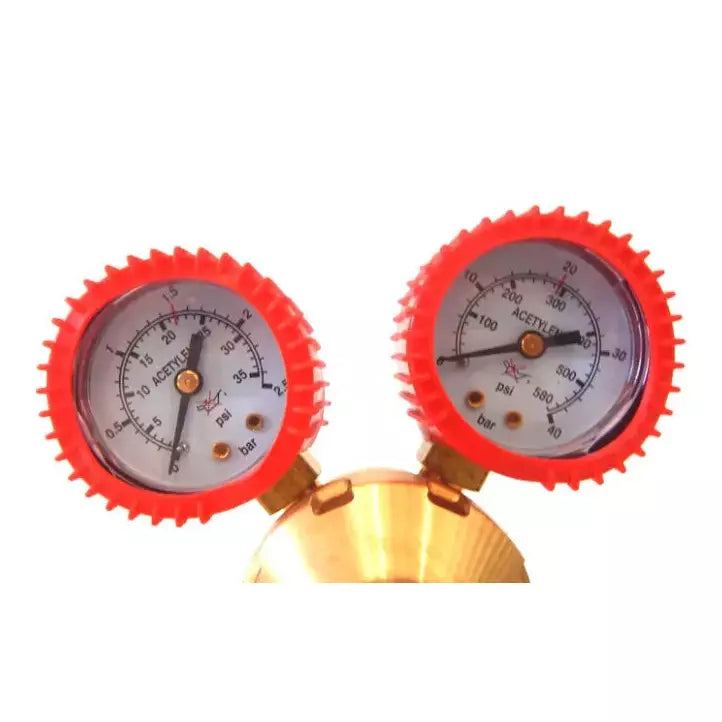 Acetylene multi-stage gas regulator