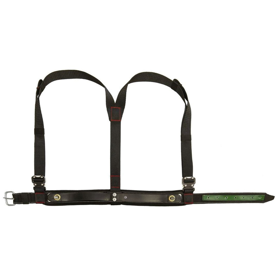 Adjustable padded shoulder strap cap lamp belt