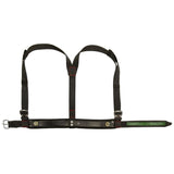 Adjustable padded shoulder strap cap lamp belt