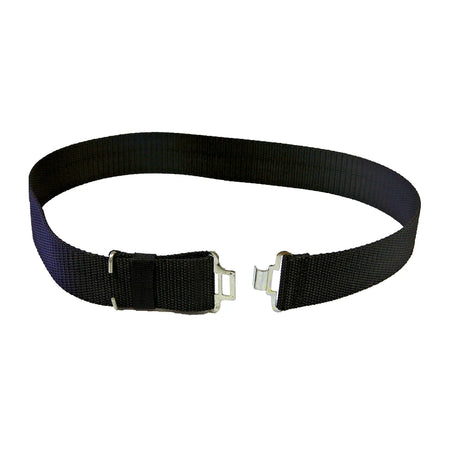 Adjustable 57mm black security belt