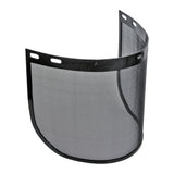 Wire mesh face shield visor
