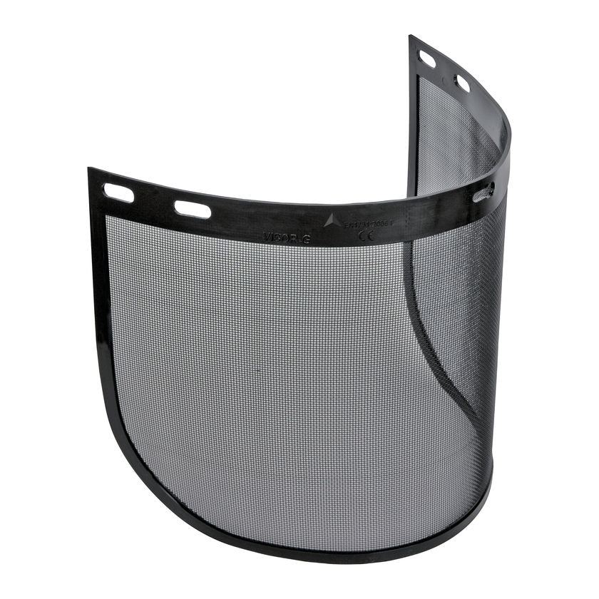 Wire mesh face shield visor