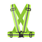 Reflective Hi-vis lime safety brace vest belt strap jacket