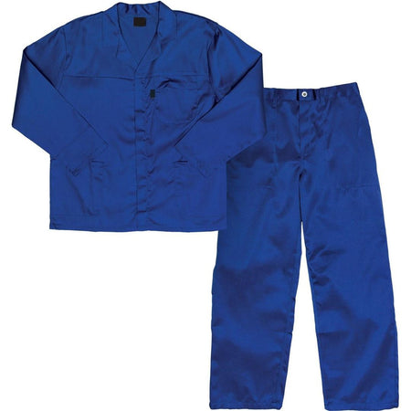 Royal blue Econo polycotton conti-suits