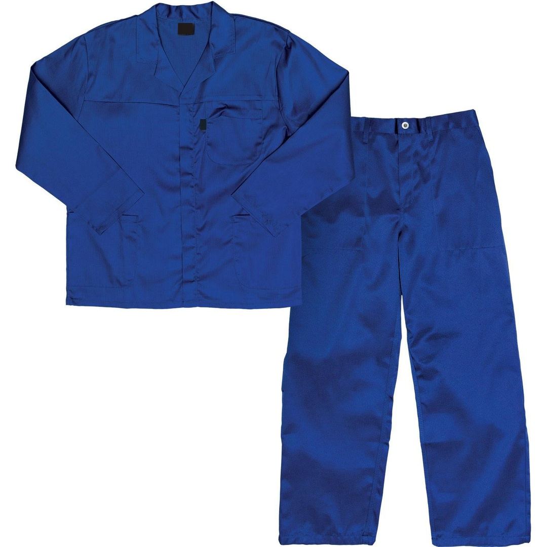 Royal blue 195gsm 80/20 polycotton conti-suits