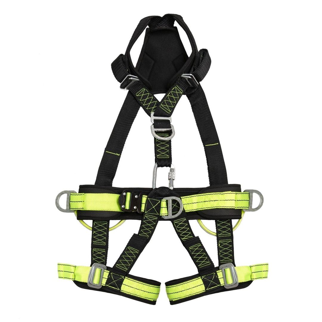 Techincal safety harness adjustable 45mm webbing dorsal-position padded