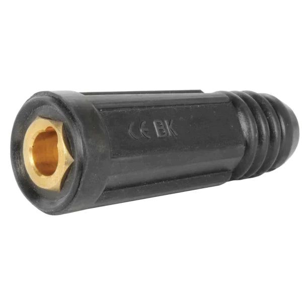 Female insulated dinse cable connectors