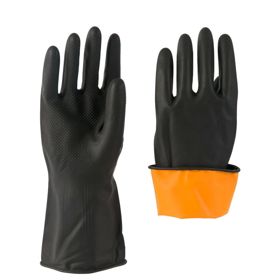 Builders general purpose bead palm rubber latex gloves