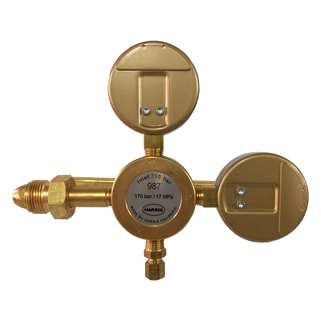 Oxygen multi-stage 170Bar Harris 9872G 9/16'' gas regulator – Online ...
