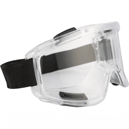 Anti scratch + anti fog clear lense maxi view goggle