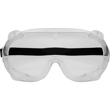 Indirect vent clear lense goggles