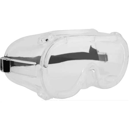 Anti scratch + anti fog indirect vent clear lense goggles